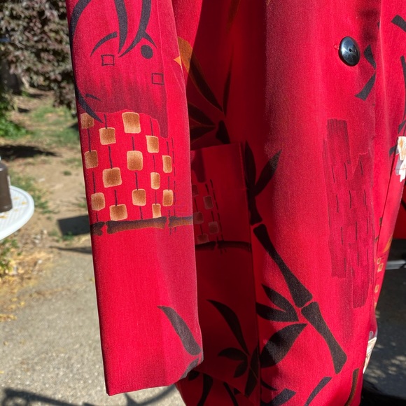 Asian Themed Long Jacket - Picture 7 of 12